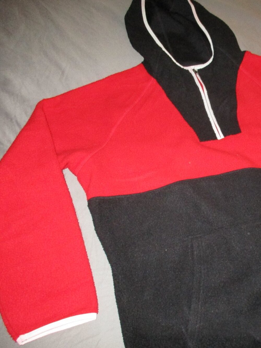 Macy's Club Room Men's Pullover Hoodie, XXL, NEW, Soft Fleece Fabric, 1/4 Zipper
